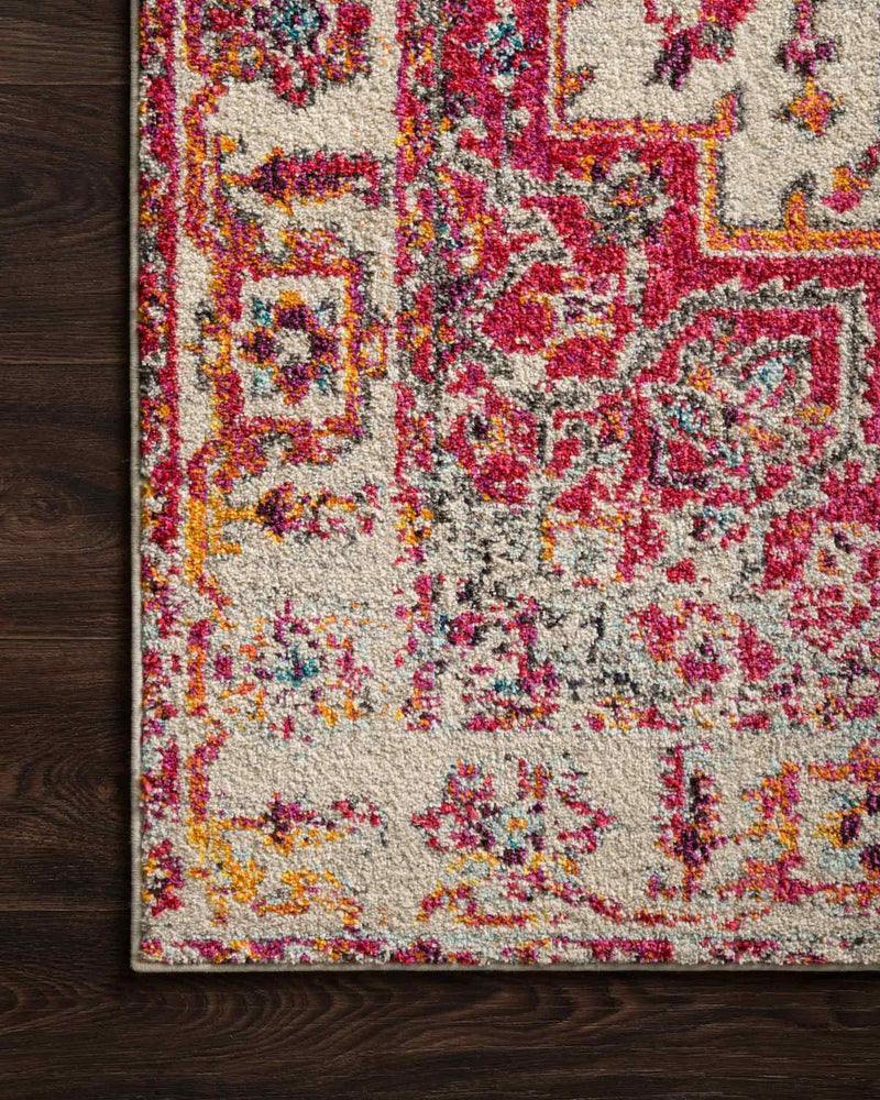 NADIA Collection Rug in IVORY / PINK