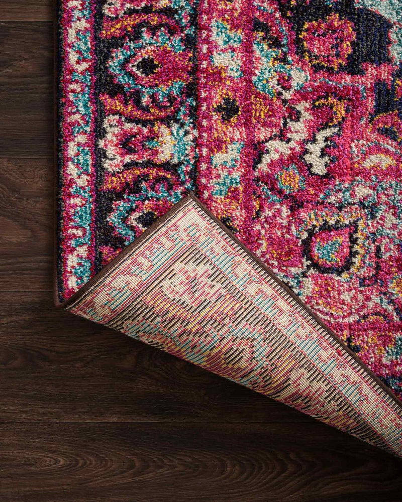 NADIA Collection Rug in MIDNIGHT / PINK