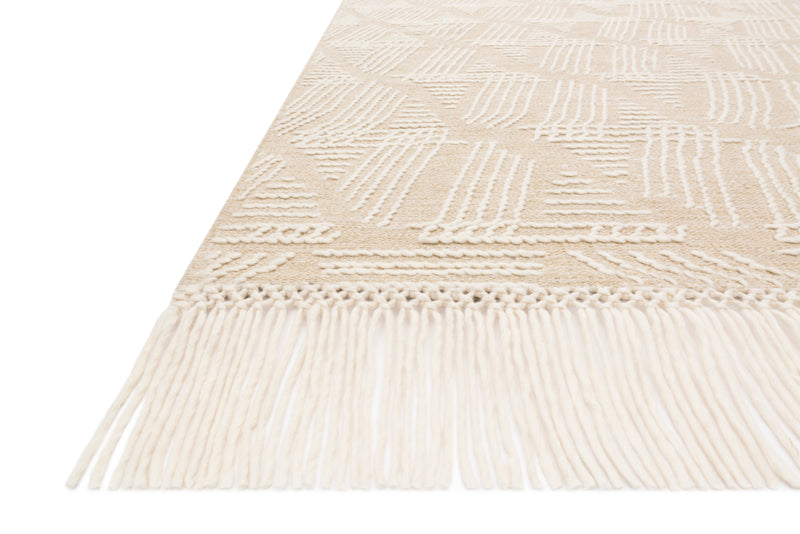 NEWTON Collection Rug  in  SAND / IVORY Beige Accent Hand-Tufted Viscose