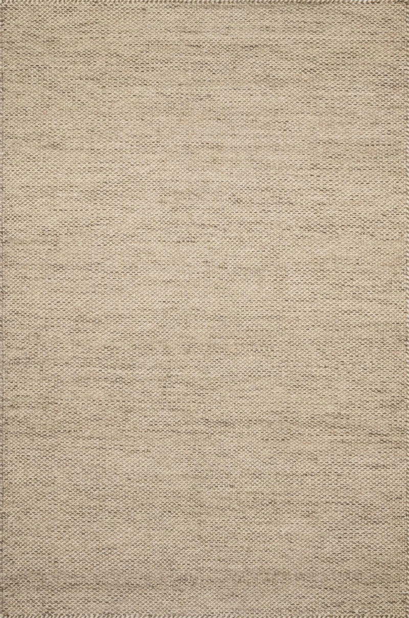 OAKWOOD Collection Wool Rug  in  WHEAT Beige Small Hand-Woven Wool