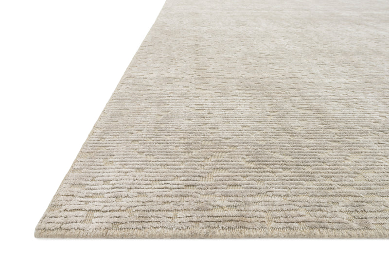 OLLIE Collection Wool/Viscose Rug  in  BEIGE Beige Accent Hand-Loomed Wool/Viscose