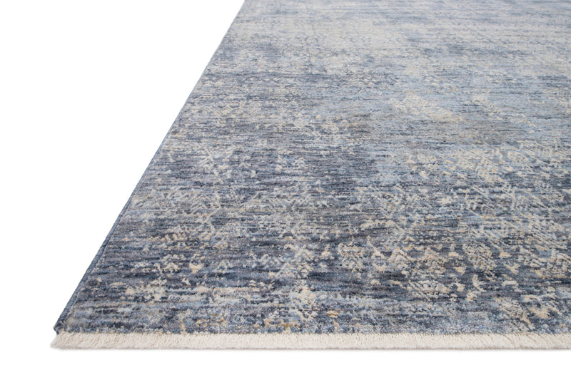 PANDORA Collection Rug  in  DARK BLUE Blue Accent Power-Loomed Polyester