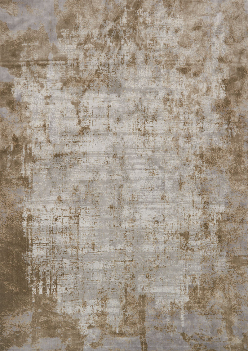 PATINA Collection Rug  in  WHEAT / GREY Beige Runner Power-Loomed Polypropylene/Polyester
