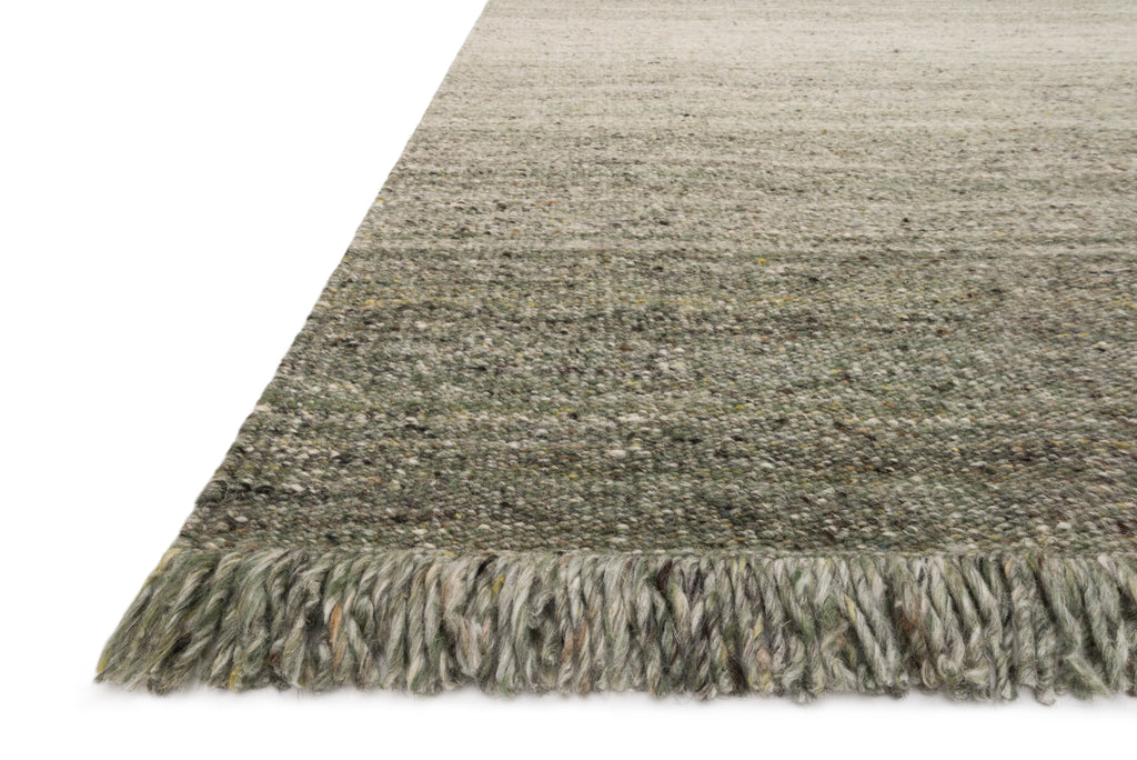 PHILLIP Collection Rug  in  OLIVE Green Accent Hand-Woven Jute/Wool