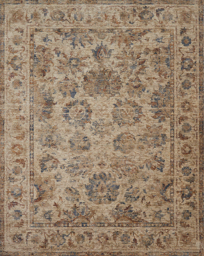 PORCIA Collection Rug  in  NATURAL / NATURAL Beige Accent Power-Loomed Polyester