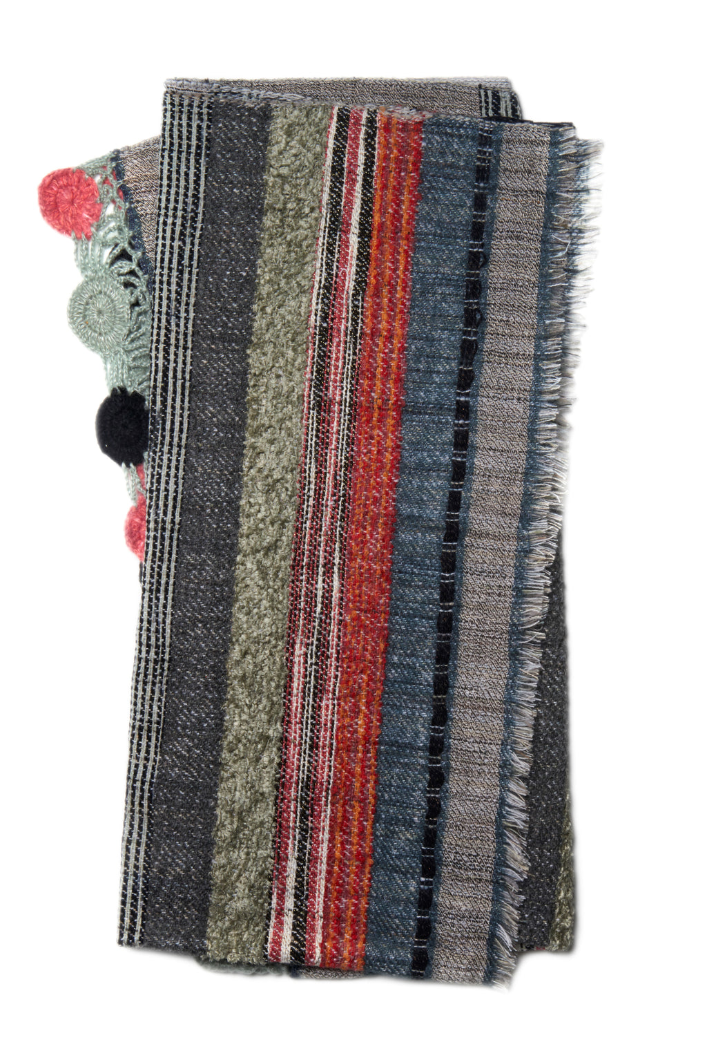 POSY Collection Throw  in  GREY / MULTI