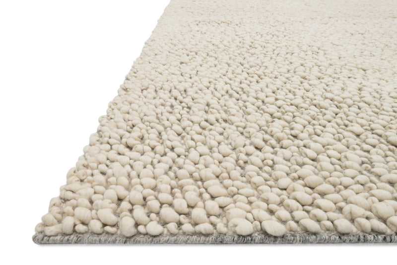 QUARRY Collection Wool Rug  in  IVORY Ivory Accent Hand-Woven Wool