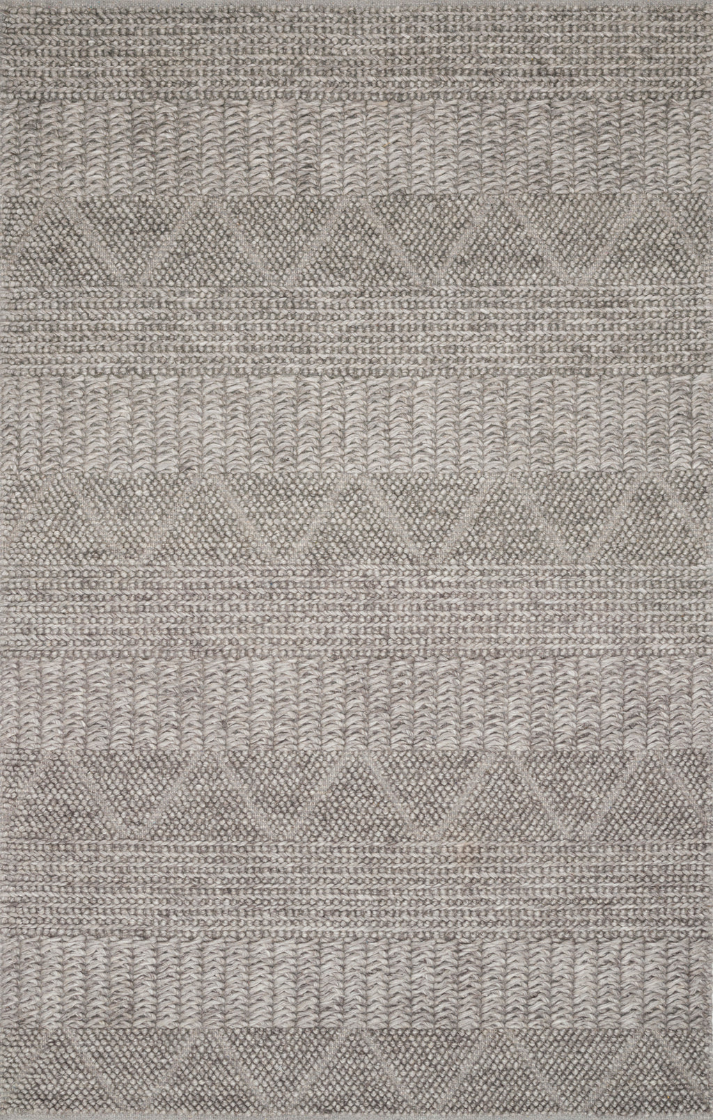 Magnolia Home by Joanna Gaines x Loloi Rowan Collection Rug in Ash