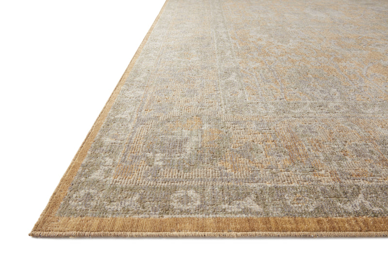 ROSEMARIE Collection Rug  in  GOLD / SAND Gold Accent Power-Loomed Viscose