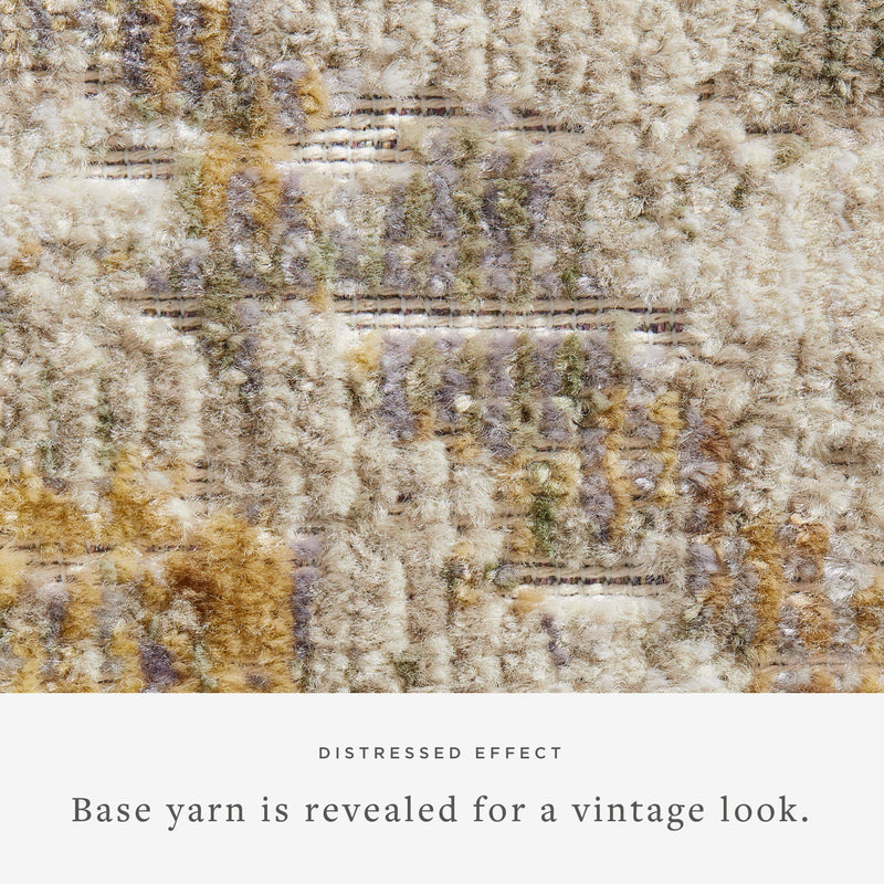 ROSEMARIE Collection Rug  in  IVORY / NATURAL Ivory Accent Power-Loomed Viscose