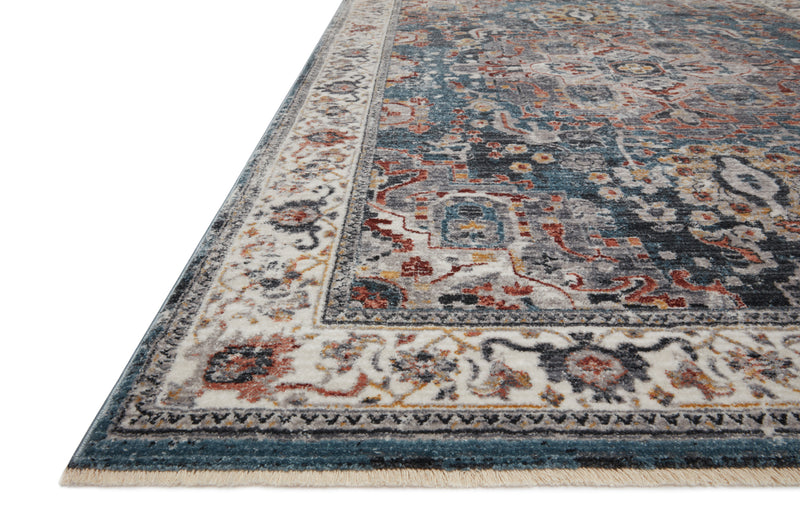 SAMRA Collection Rug  in  Slate / Multi Gray Accent Power-Loomed Polypropylene