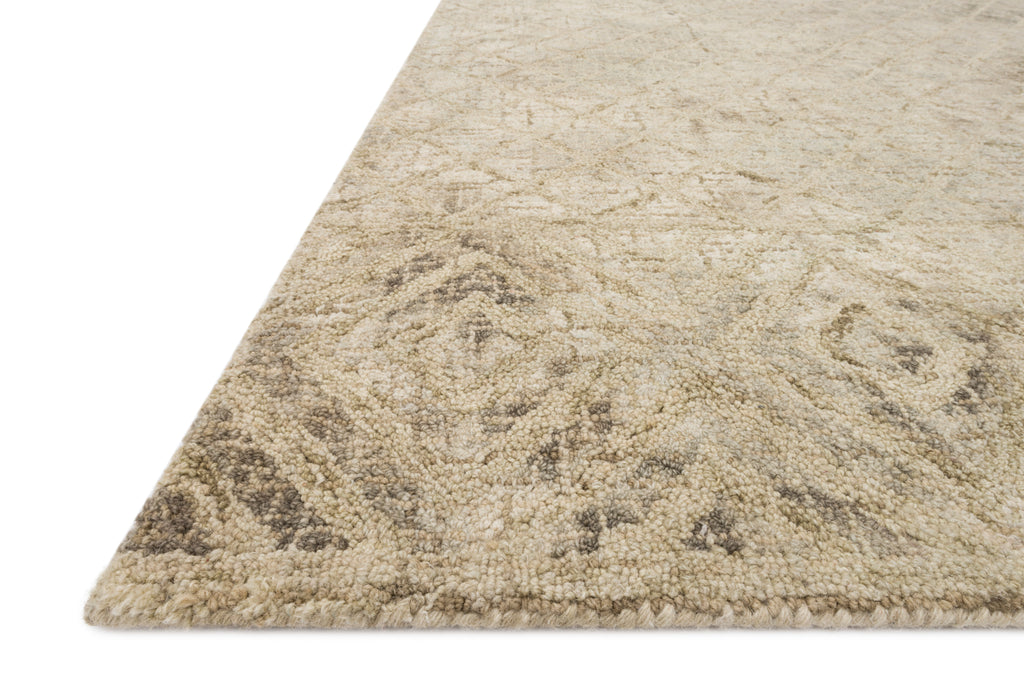 SIMONE Collection Wool Rug  in  SAND Beige Runner Hand-Hooked Wool