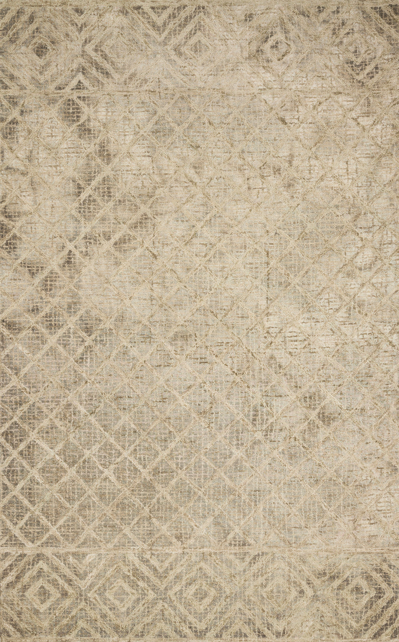 SIMONE Collection Wool Rug  in  SAND Beige Runner Hand-Hooked Wool