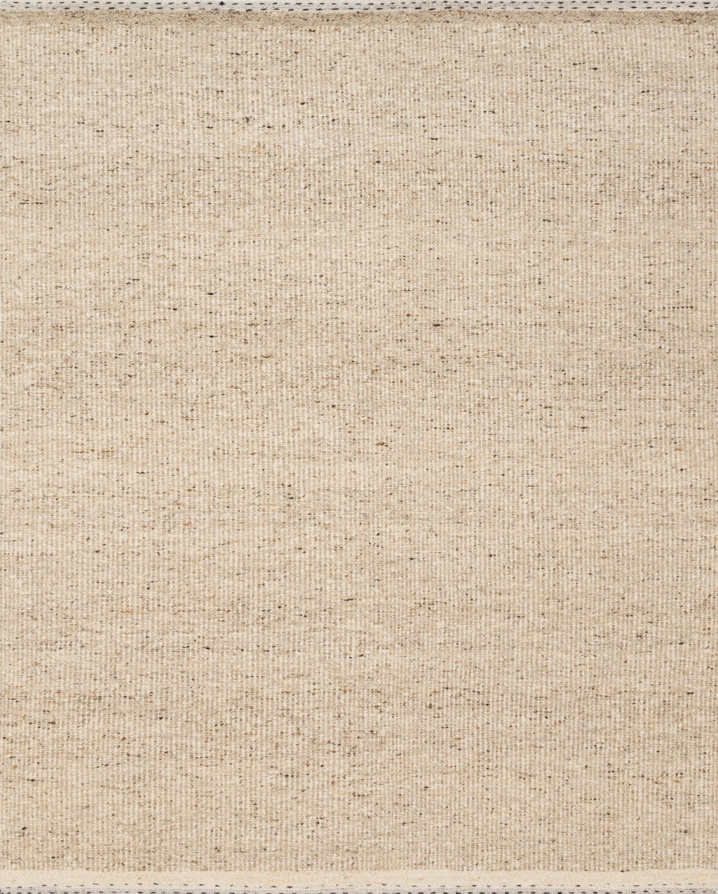 SLOANE Collection Rug  in  NATURAL Beige Small Hand-Woven Viscose/Acrylic