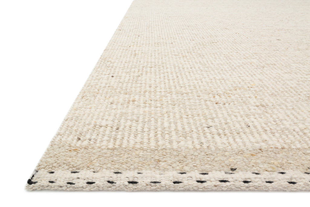 SLOANE Collection Rug  in  OATMEAL Beige Small Hand-Woven Viscose/Acrylic