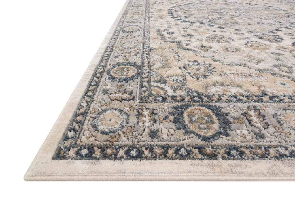 TEAGAN Collection Rug  in  NATURAL / LT. GREY Beige Accent Power-Loomed Viscose