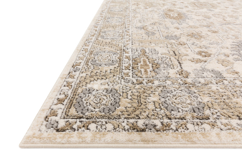TEAGAN Collection Rug  in  IVORY / SAND Ivory Accent Power-Loomed Viscose