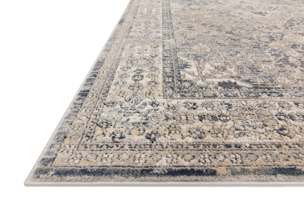 TEAGAN Collection Rug  in  SKY / NATURAL Blue Accent Power-Loomed Viscose