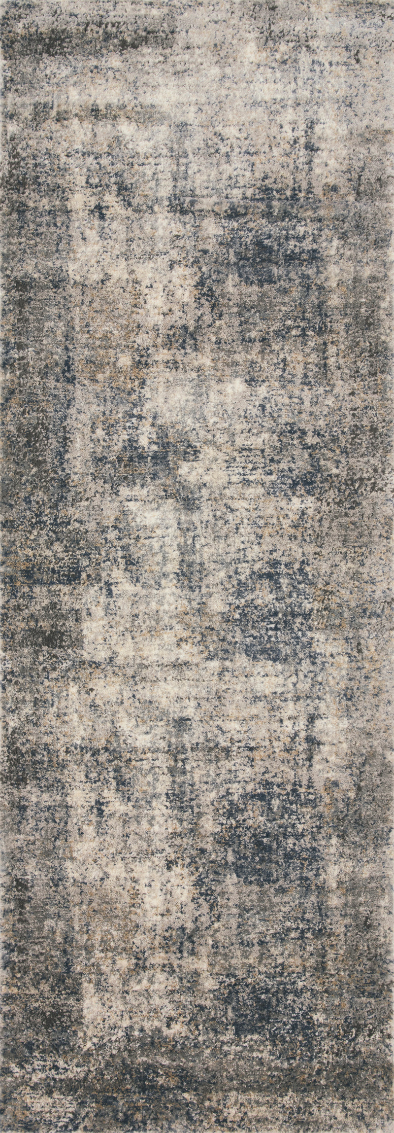 TEAGAN Collection Rug  in  DENIM / SLATE Blue Accent Power-Loomed Viscose