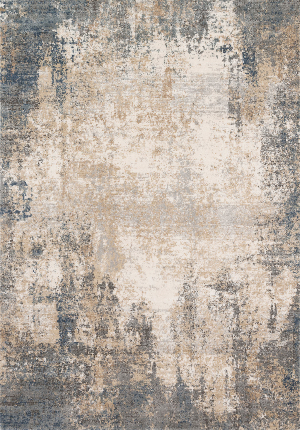TEAGAN Collection Rug  in  IVORY / MIST Ivory Accent Power-Loomed Viscose