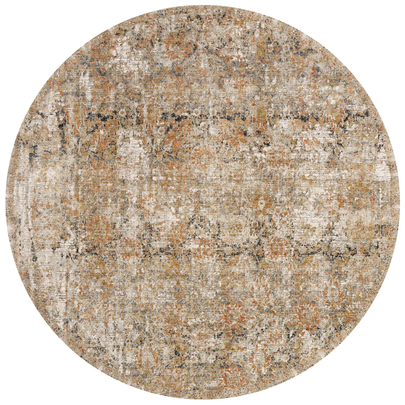 THEIA Collection Rug  in  TAUPE / GOLD Beige Accent Power-Loomed Polypropylene/Polyester