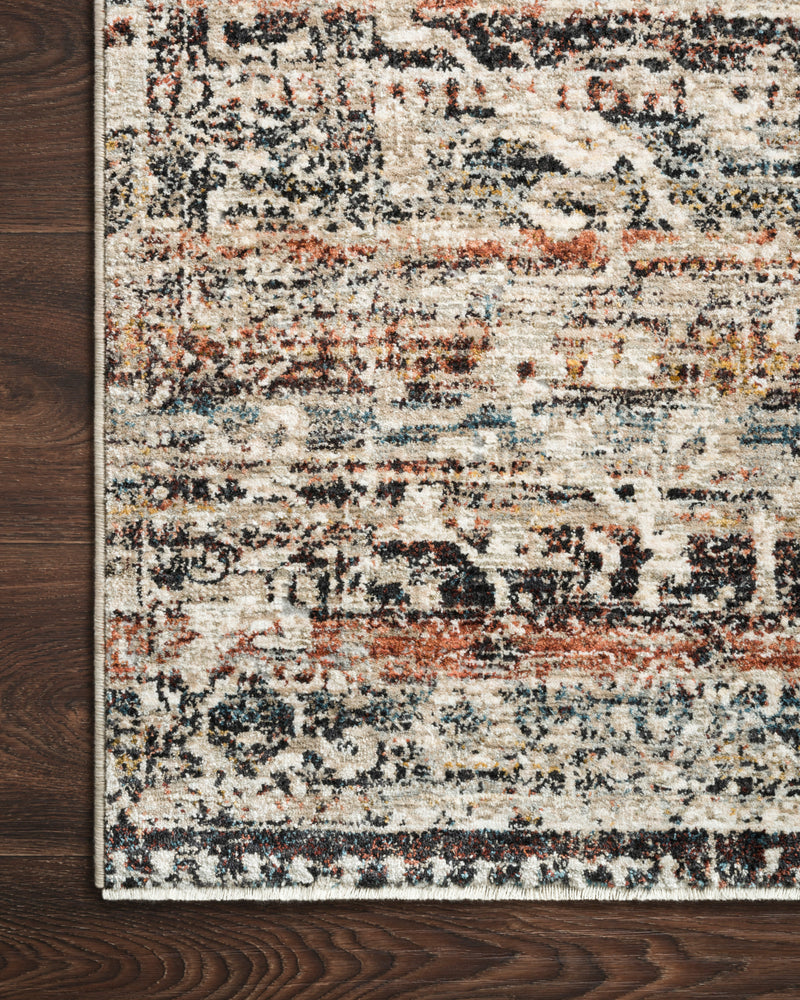 THEIA Collection Rug  in  TAUPE / MULTI Beige Accent Power-Loomed Polypropylene/Polyester