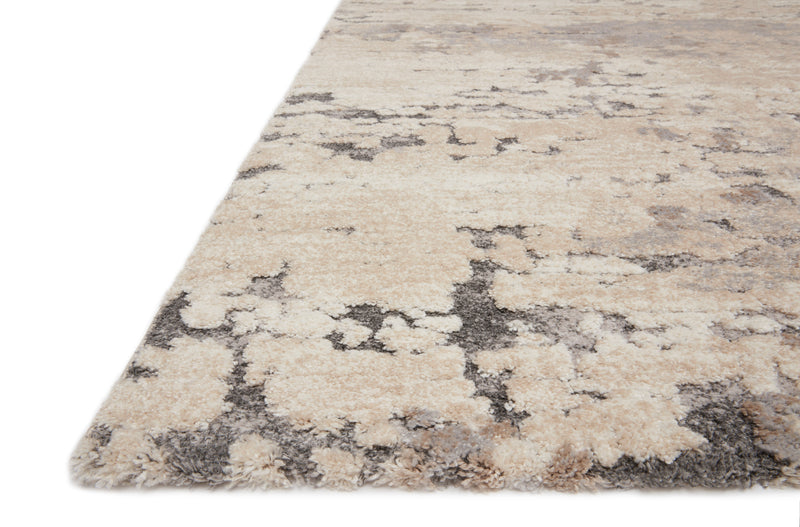 THEORY Collection Rug  in  Taupe / Grey Beige Accent Power-Loomed Polypropylene/Polyester