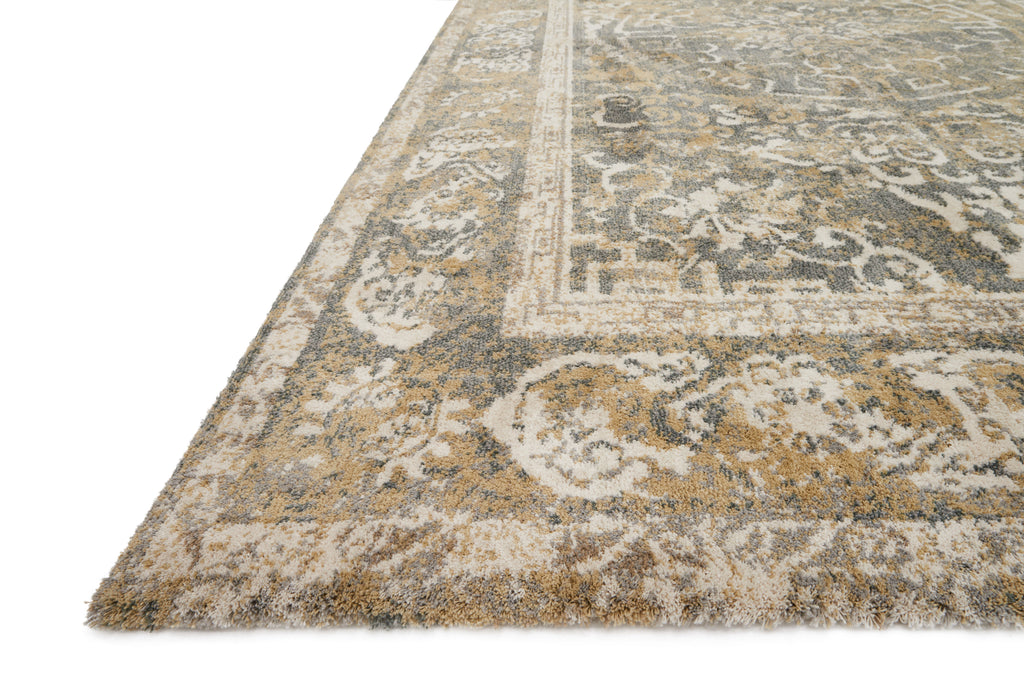 TORRANCE Collection Rug  in  BEIGE / GREY Beige Accent Power-Loomed Cowhide