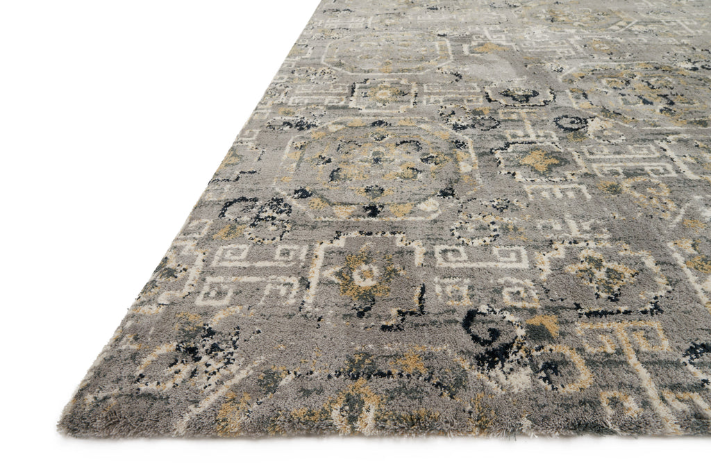 TORRANCE Collection Rug  in  GREY Gray Accent Power-Loomed Cowhide