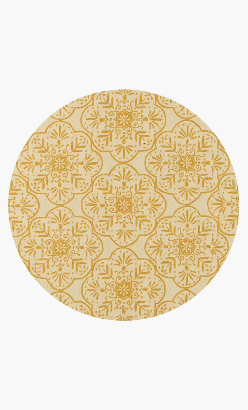 VENICE BEACH Collection Rug in IVORY / BUTTERCUP