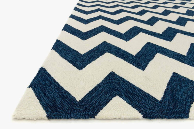 VENICE BEACH Collection Rug in IVORY / INK