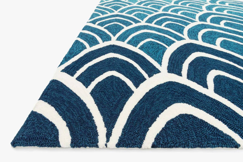 VENICE BEACH Collection Rug in BLUE / MULTI