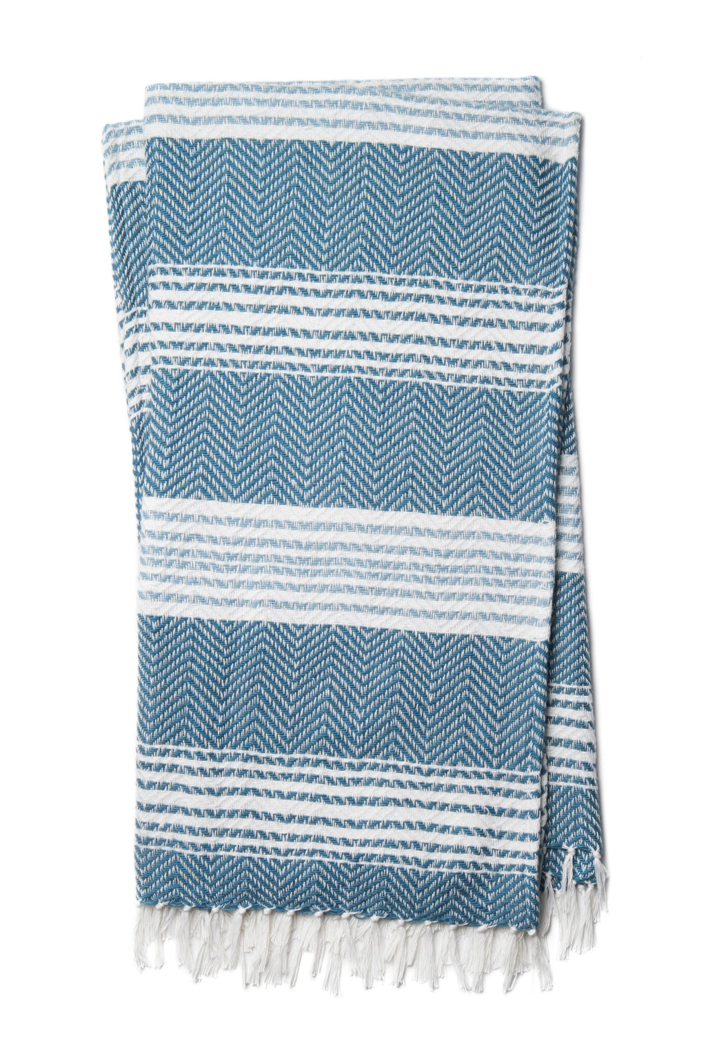 WREN Collection Throw  in  BLUE / WHITE