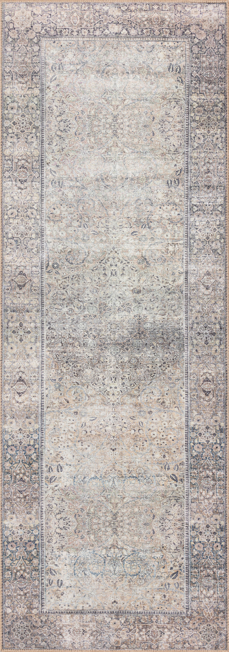 WYNTER Collection Rug  in  Silver / Charcoal Gray Accent Power-Loomed Polyester