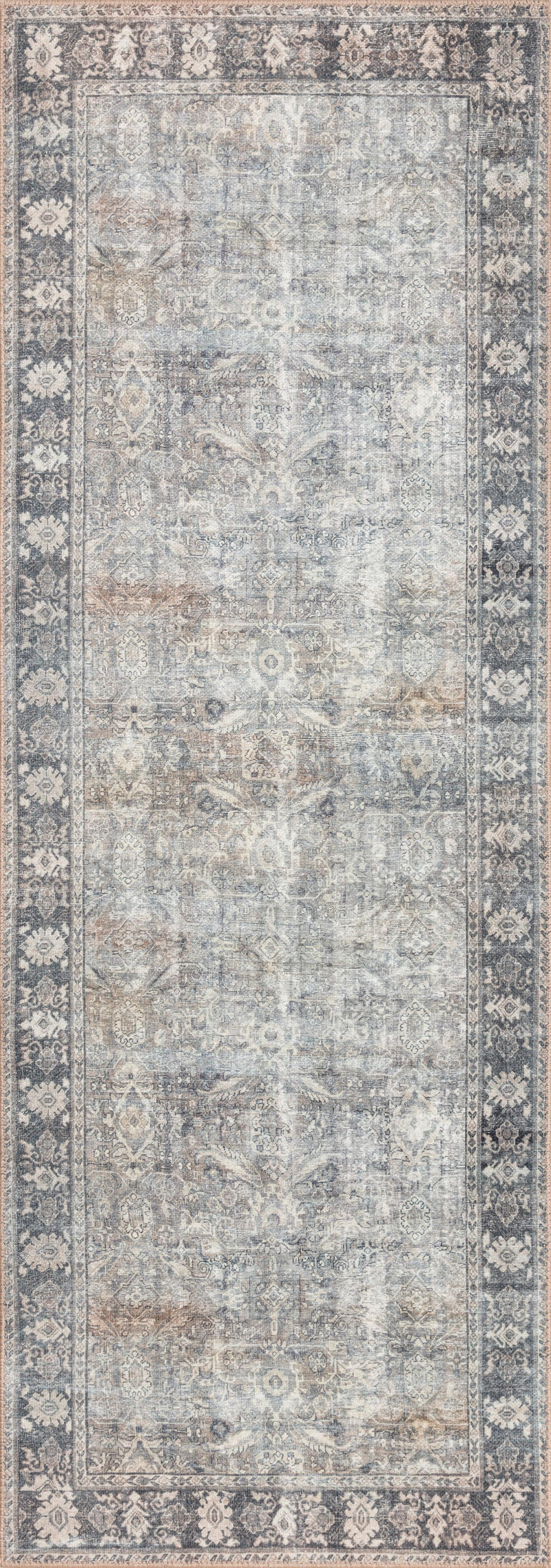 WYNTER Collection Rug  in  Grey / Charcoal Gray Accent Power-Loomed Polyester