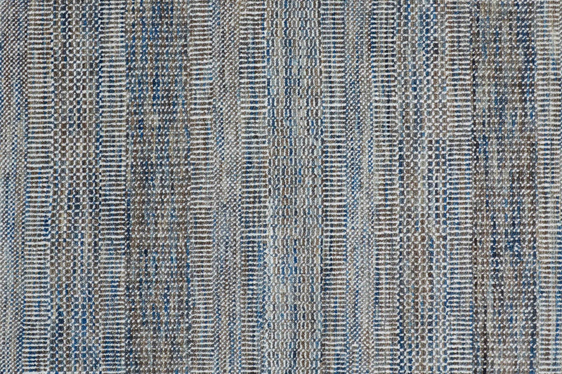 JANSON Collection Wool & Viscose Rug in Blue